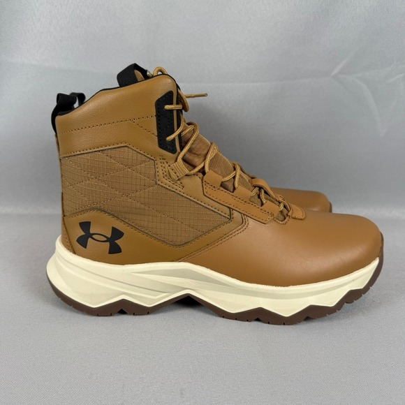 Under Armour Stellar G2 6" Tactical Boots Mens 9 Light Brown 3025578-200 New NIB - Picture 6 of 10